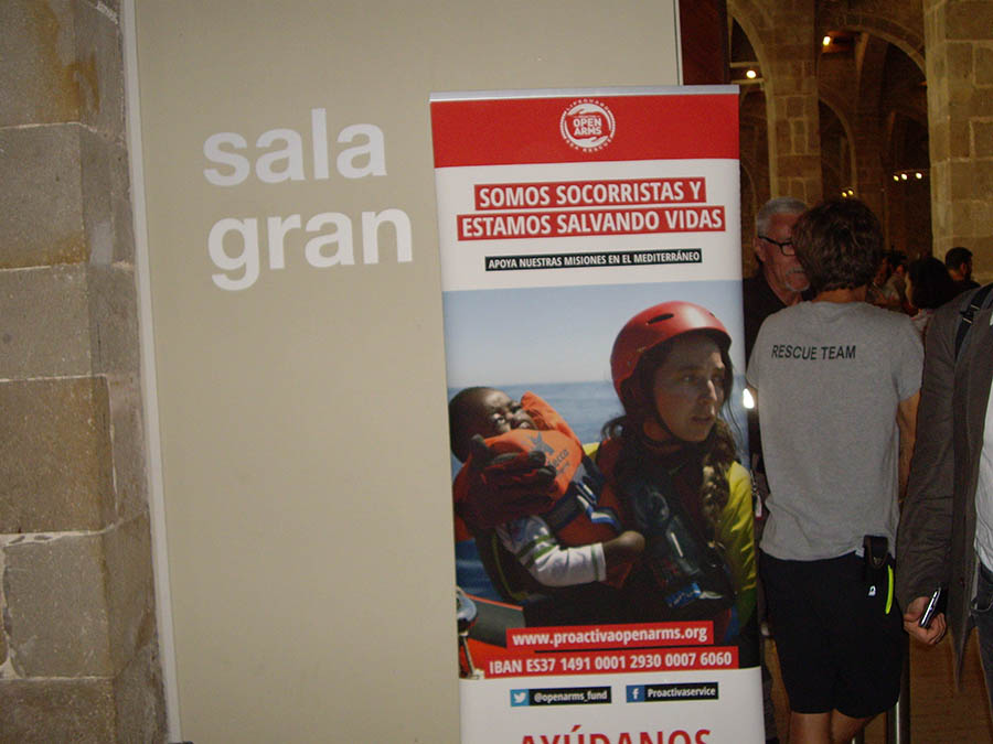 Missió 46 de l'Open Arms - Conferència
