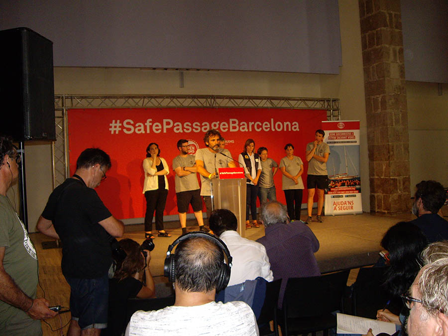 Missió 46 de l'Open Arms - Conferència