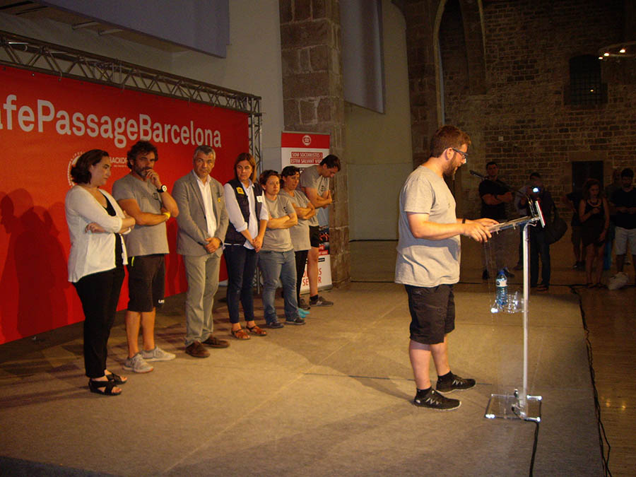 Missió 46 de l'Open Arms - Conferència