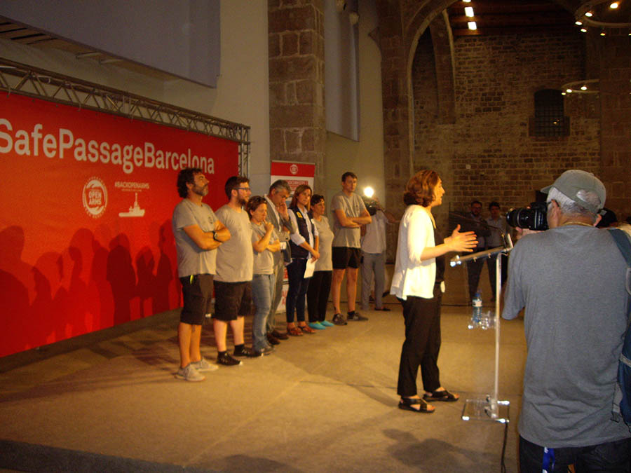 Missió 46 de l'Open Arms - Conferència