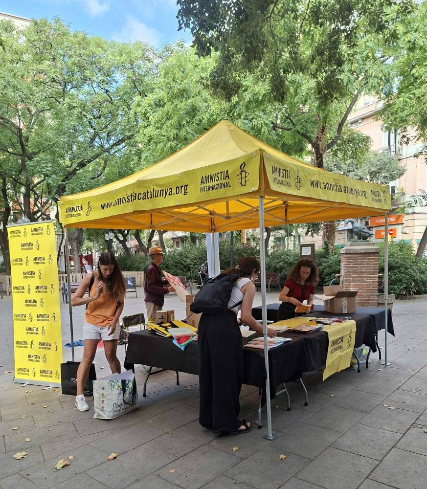 Amnistia Internacional accio a la placeta de lOca 2 el 20072025 20250720 100122