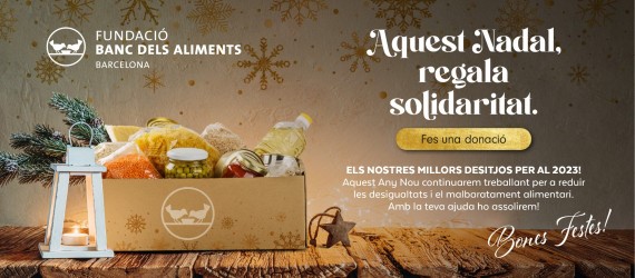 Banc dels aliments bones festes