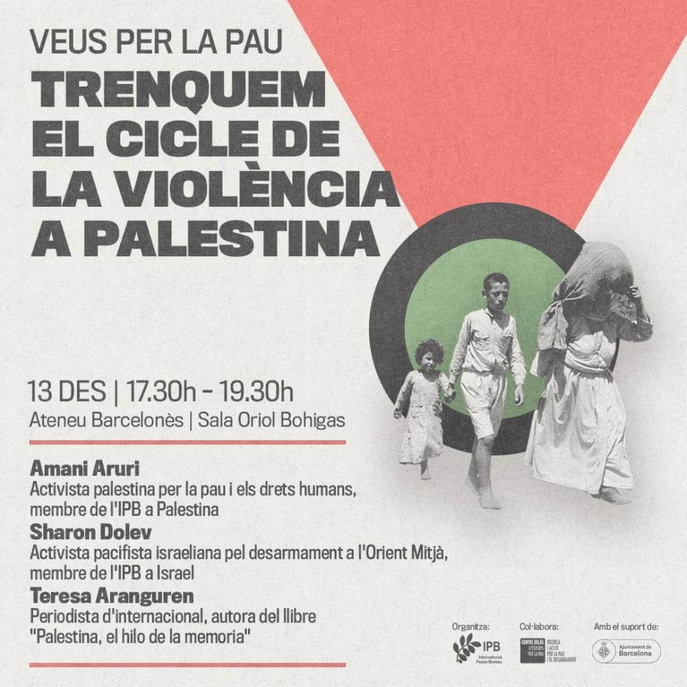 Centre Delas veus per la pau trenquem el cicle de la violencia a palestina