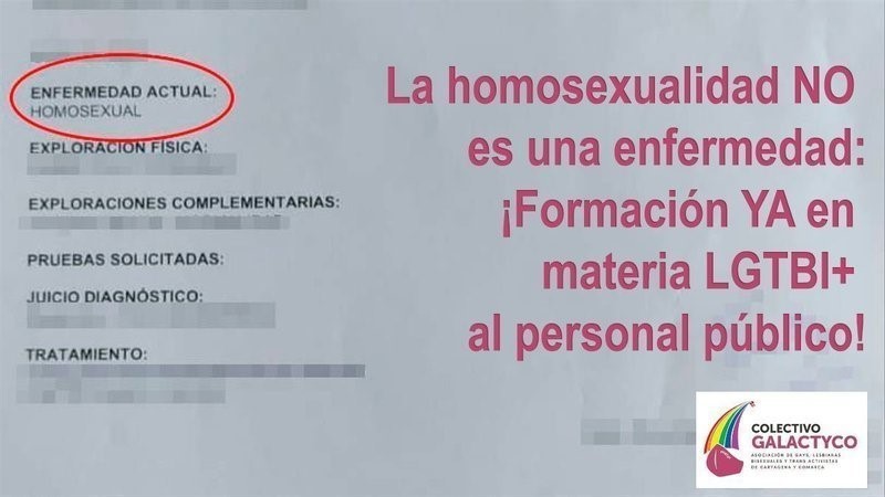 Change org la homosexualidad no es una enfermedad