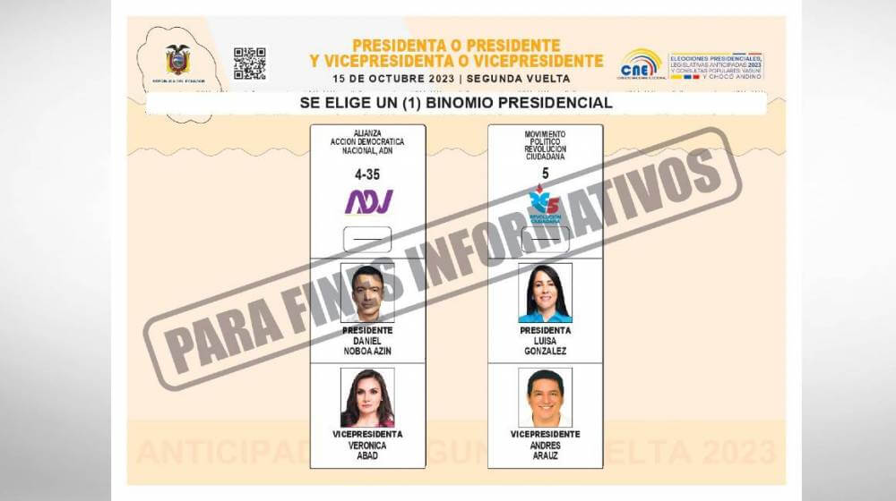 Ecuador papeletas de la segunda vuelta electoral 3BSXAPHSJRAUPNEUX6GFYKPJU4