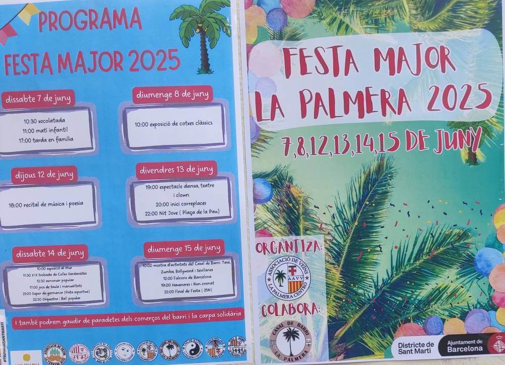 Festa major la palmera 2025 1749284129517