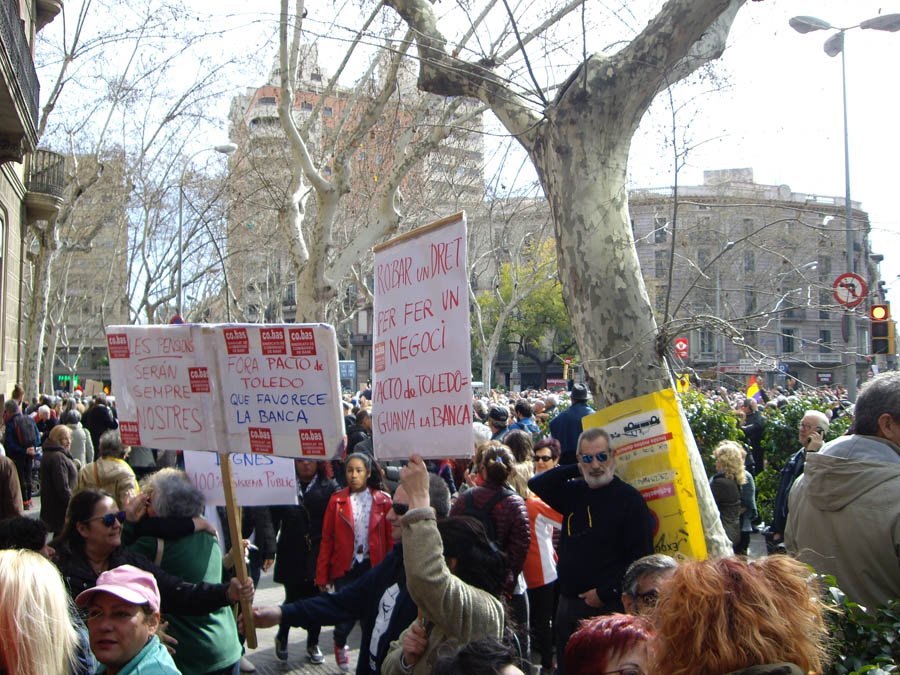 Els pensionistes convoquen una manifestació a Madrid