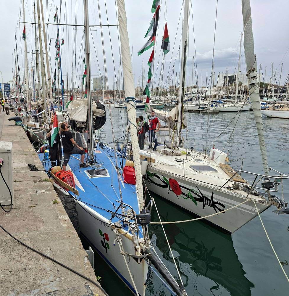 LA FLOTILLA GLOBAL SUMMUD EMBARCACIONES EN EL PORT DE BARCELONA 20260412 121407