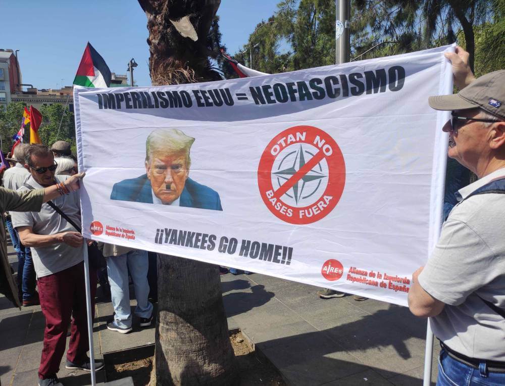 Manifestaci contra la guerra 26042026 trump neofascismo 1777248941280