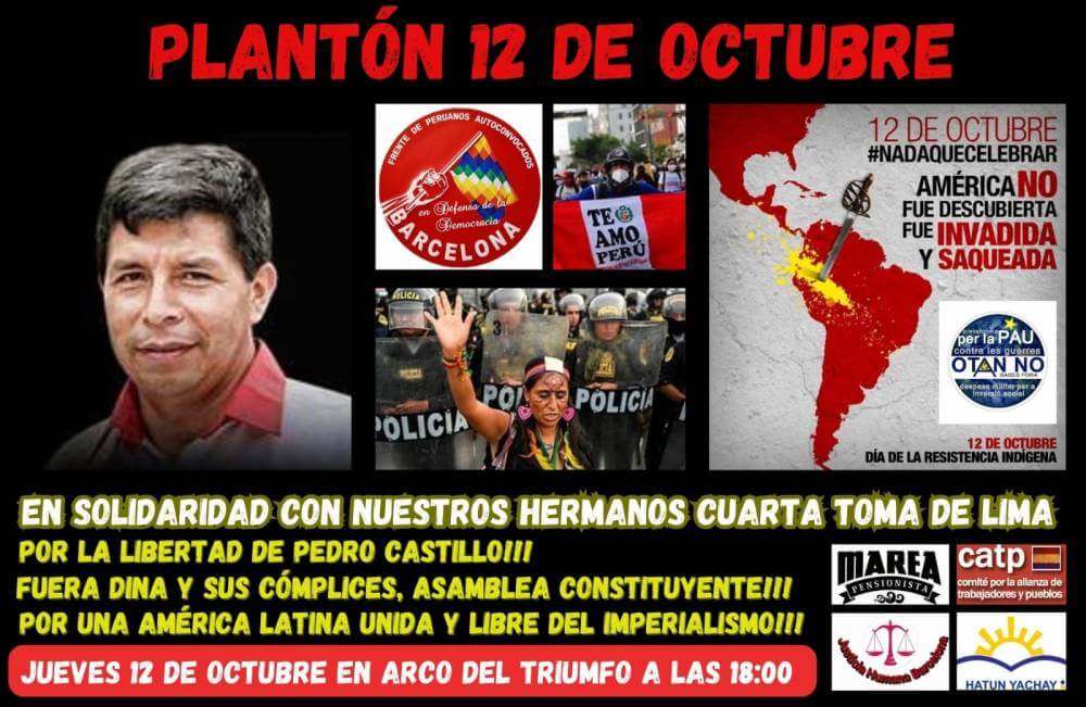 Peru insurgente 12 octubre en el arco del triunfo IMG 20231009 WA0000