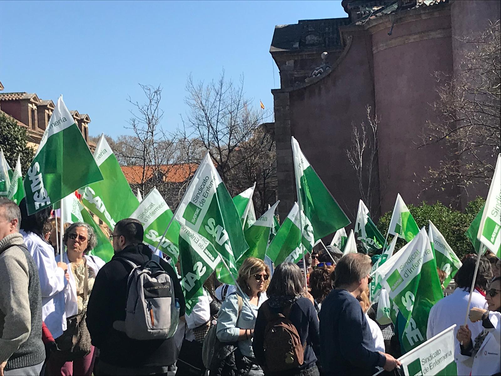 SATSE PROTESTA SINDICAT INFERMERES