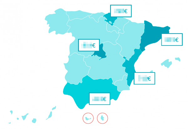 SAVE THE CHIDREN MAPA COST NENS A ESPANYA