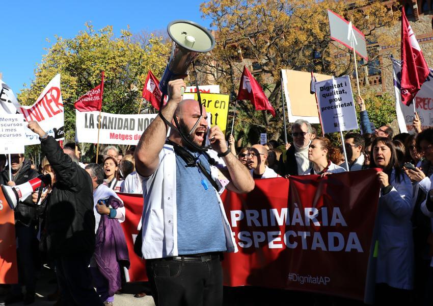 Sindicat metges de Catalunya vaga primaria convocatoria 2020
