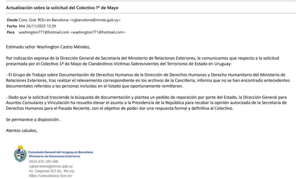 Uruguay respuesta a la peticin 1768241469693