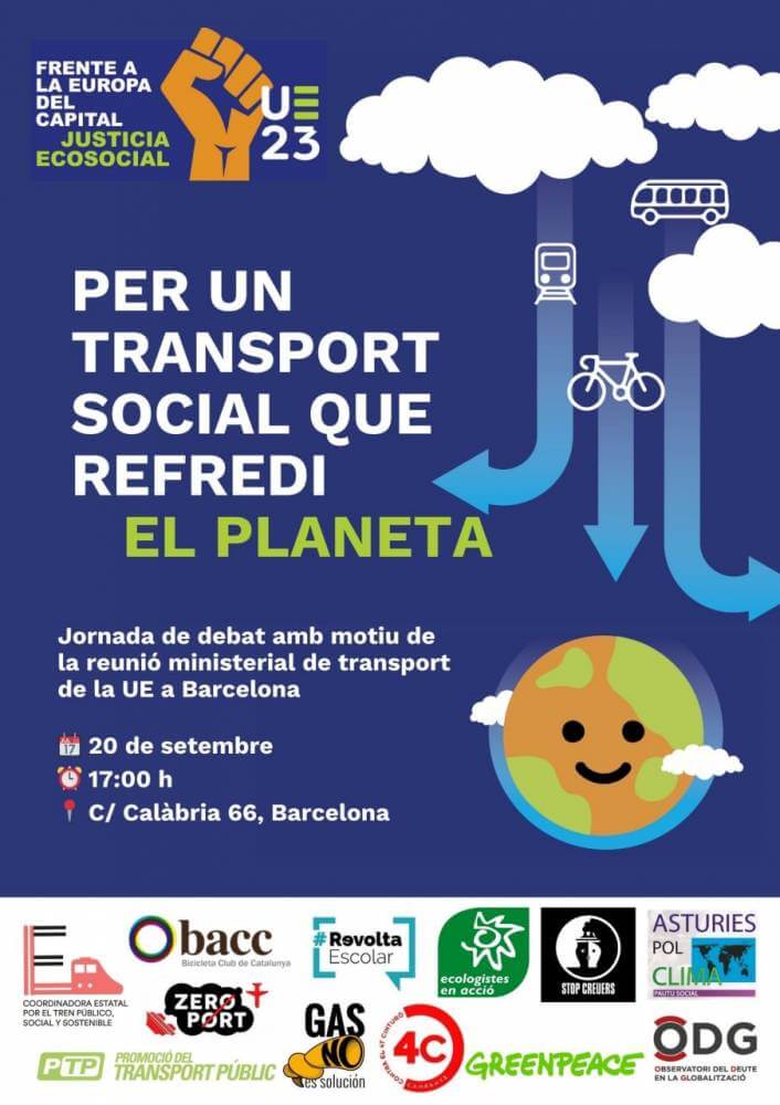 Zeroport debat amb motiu de la reuni ministerial de transport de la UE a Barcelona