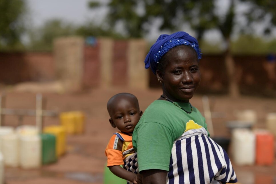 acnur desplazados en el campamento de Ouahigouya en Burkina Faso
