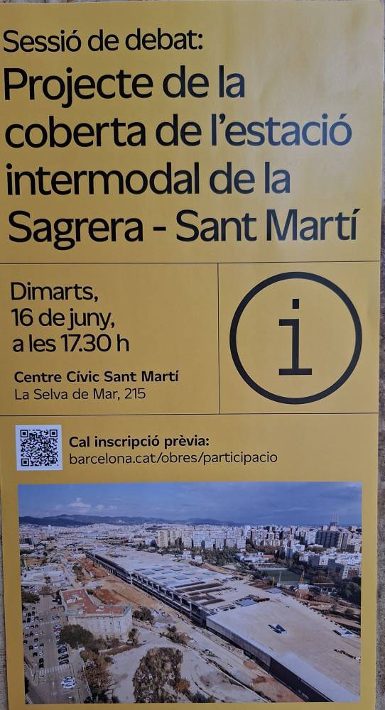 PROJECTE DE LA COBERTA DE L'ESTACIÓ INTERMODAL DE LA SAGRERA-SANT MARTÍ.