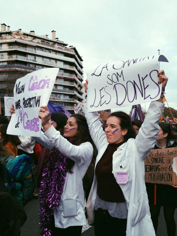 Commemoració del dia internacional de les dones a Catalunya
