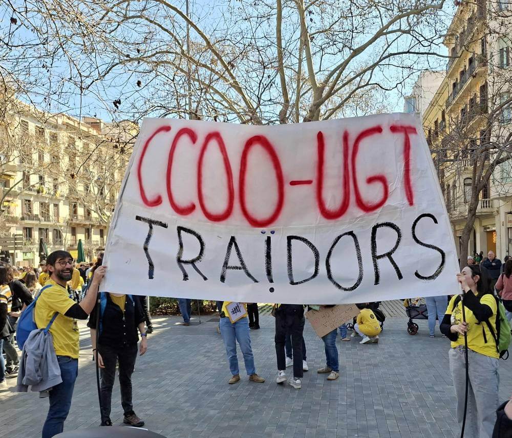 eDUCACIO 20032026 CCOO I UGT TRAIDORS 20260320 123619