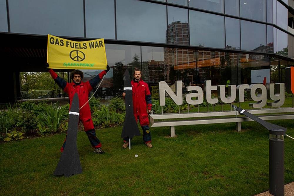 greenpeace Gerrit Joel Grossjohan tras su primera accion