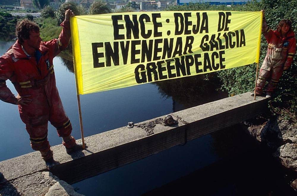 greenpeace ence la fabrica de celulosa
