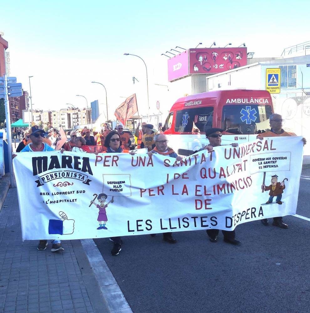 la marea pensionista mani por el hospital sant joan despi IMG 20231122 113209