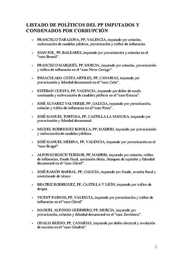 listado de polticos del pp imputados y condenados por corrupcin 1 638 opt 2