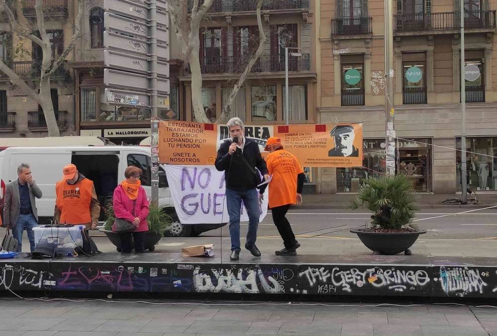 marea pensionista 08042024 Miguel compaero que habla sobre la desbanda disminuido 987 k disminujido a 1005 k