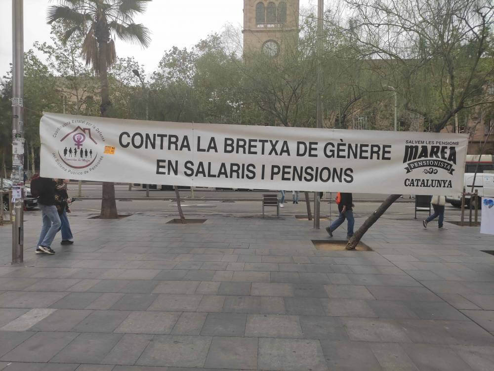 marea pensionista 20112023 brecha de genero cartel contra la brecha de genero IMG 20231030 095325