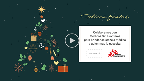 medicos sin fronteras felices fiestas 