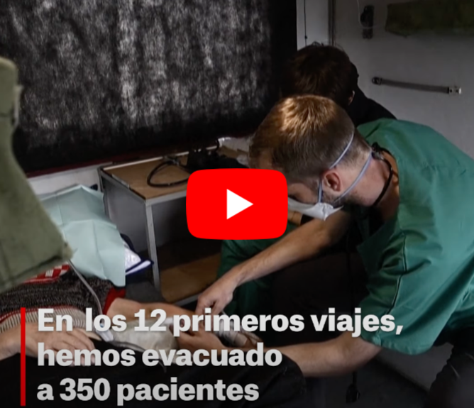 metges sense fronteres tren medicalizado recorre ucraina