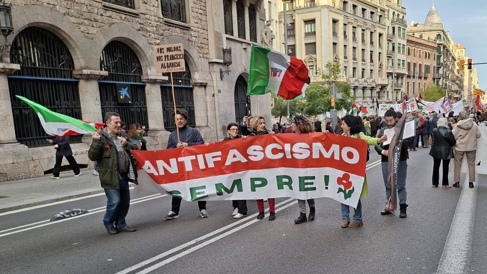 palestina 28032026 mani pancarta italianos contra el fascismo20260328 182822