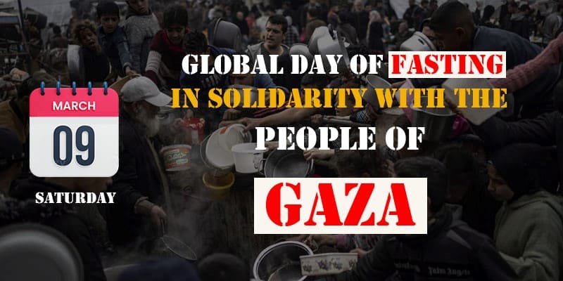 palestina 9 de marzo dia global a favor del pueblo de Gaza