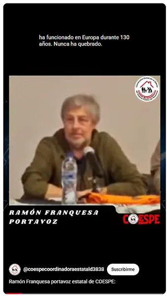 Ramón Franquesa: Cientos de países se acogen al regimen solidario de la Seguridad Social Públca