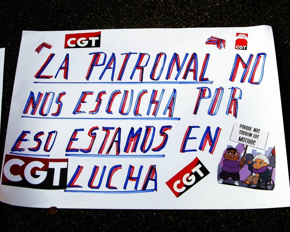 sad cartel la patronal no nos escucha por eso estamos en lucha IMGP8477