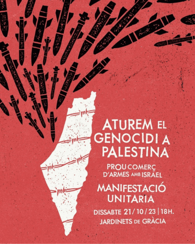sindicat de llogateres aturem el genocidi a palestina