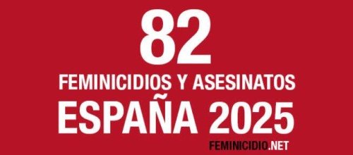 FEMINICIDIOS.NET: 82 FEMINICIDIOS Y ASESINATOS, HASTA EL MOMENTO, EN 2025