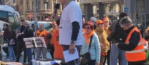 MAREA PENSIONISTA DE CATALUNYA Y COESPE: NO A LAS GUERRES I A LES SEVES CONSEQUÈNCIES. 