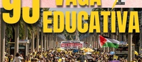 SINDICAT D'ESTUDIANTS: A la vaga educativa del 9 de juny! Menys recursos per al Papa i més per a l'educació pública.