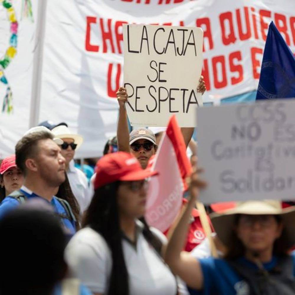 world socialist web site manifestacion en defenca del seguro social en costa rica