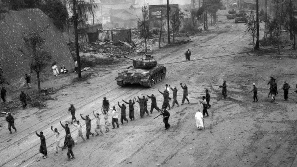 world socialist web site tanques estadounidenses m26 pershing en el centro de Seul