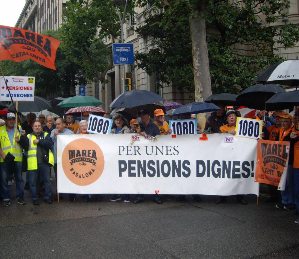 Marea Pensionista 25052023 concentracion delante de la Delegacion del gobierno en BarcelonaIMGP7937 2
