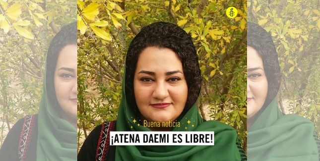 amnistia internacional alliberament ATENA DAEMI