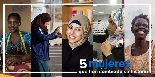 Cinc dones refugiades del camp de Mahama (Ruanda), del de Zaatari (Jordània) i del d’Uganda aposten per l’educació i l’esport. Cinc dones refugiades del camp de Mahama (Ruanda), del de Zaatari (Jordània) i del d’Uganda aposten per l’educació i l’esport.