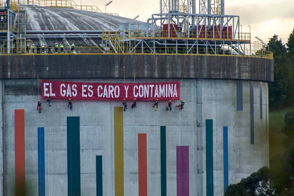 greenpeace el gas contamina