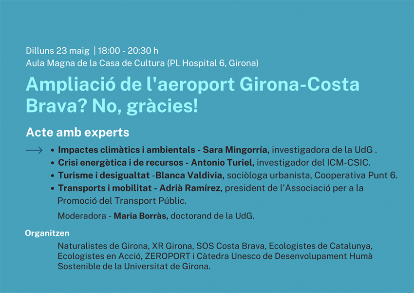 zeroport ampliacioo aeroport girona no grcies